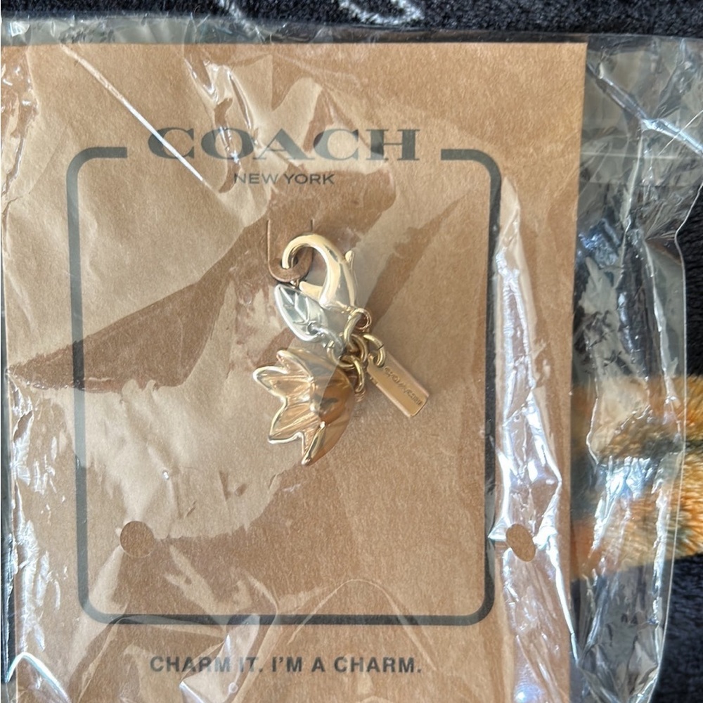Coach Wildflower Mini Charm (Gold)